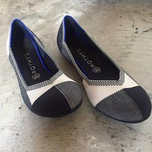 Rothy's The Flat in Captoe Black